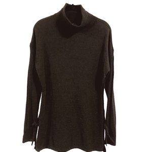 Smartwool Spruce Creek Tunic Merino Wool Blend‎ Sweater Charcoal Grey Size M